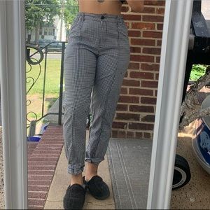 Urban Outfitters gingham mom pants
